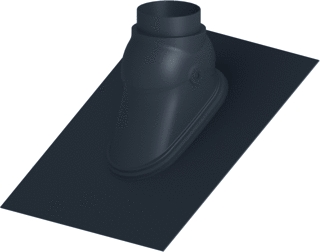 Doorvoerpan FX Easy 160 zwart Burgerhout